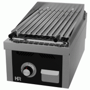 Barbecue à gaz professionnel à poser 400x750x410 mm avec grille en v - PB7504S