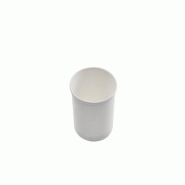 Betik Ecoline – 1000 unités – Pot à glace carton blanc coating extérieur – Ø 100 mm, 360 ml - blanc en carton 1010445