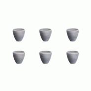Bjorn Tasse STONE 15cl - 6 pièces - Gris lune - gris 3701488305409 Bjorn Tasse STONE 15cl - 6 pièces - Gris lune - gris 3701488305409