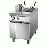Cuisseur à pâtes gaz sur coffre avec portes, 1 bac GN 1/1 - 40 litres 600x1100x870 mm - VIRTUS - 4068875007285