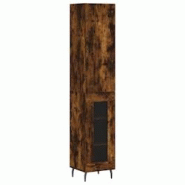 Helloshop26 - Buffet bahut commode armoire meuble de rangement organisateur cuisine salle de séjour salon haut 34,5 x 34 x 180 cm 02_0033282 - 300021_0