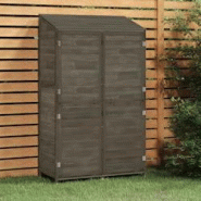 Helloshop26 - Remise de jardin 102 x 52 x 174,5 cm bois de sapin solide anthracite 02_0044046 - 3000219948503 Helloshop26 - Remise de jardin 102 x 52 x 174,5 cm bois de sapin solide anthracite 02_0044046 - 3000219948503