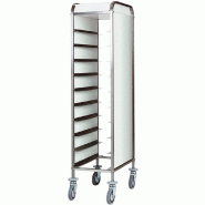 KBS Gastrotechnik KBS Chariot de débarrassage 380 pour 10 plateaux GN 1/1 avec parois latérales - 70970021