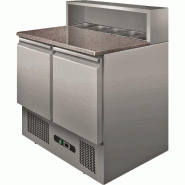 Meuble à pizza avec 2 portes gn 1/1 - 900x700x1080 mm - PPS900