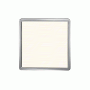 Nordlux Plafonnier OJA 29 Square | IP54 3000/4000K | 3-Step Moodmaker™ Matière plastique Chromé, H.2.5 - IP54 - LED Module / Intérieur - gris 570
