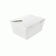 Packnwood FHC - 450Pcs - Boîte repas carton blanc - 130x107x67mm 750ml - marron en carton 210BIO1 Packnwood FHC - 450Pcs - Boîte repas carton blanc - 130x107x67mm 750ml - marron en carton 210BIO1