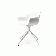 Fauteuil de collectivité écoresponsable - pied pyramidal en alu - Abril Forma 5 Fauteuil de collectivité écoresponsable - pied pyramidal en alu - Abril Forma 5