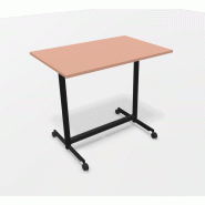 Table haute pliante "EVOLVE" - Rectangulaire, 120 x 80
