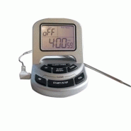 Thermometre four digital avec ecran inclinable