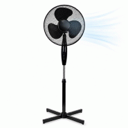 Ventilateur Sur Pied Ajustable 40 Cm – Noir 55w - 6423808010547