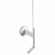 Applique murale en métal blanc avec spot LED 9W intégré et diffuseur réglable, design moderne et élégant, H.55 cm - Perenz - blanc 6654 B LC