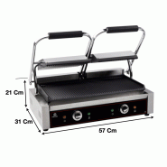 Grill à panini double - PG2SA