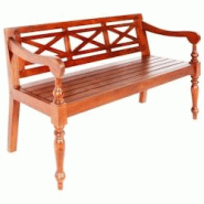 Helloshop26 - Banc banquette batavia 136 x 50 x 82 cm bois d'acajou massif marron foncé 02_0011011 - 3000604582725 Helloshop26 - Banc banquette batavia 136 x 50 x 82 cm bois d'acajou massif marron foncé 02_0011011 - 3000604582725