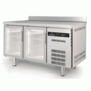 Meuble Snack 600 positif S Line 1495mm 2 portes vitrées Coreco