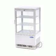 Mini Vitrine réfrigérée positive - 58 L - Blanche | Maxima
