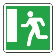 Panneau CE30b - Issue de secours à gauche