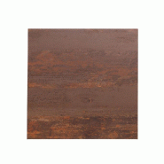 Plateau table hpl Corten 70 x 70 x 1,2 cm