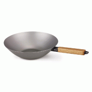 Poêle wok Nomad 20 cm -  Argent  Acier Beka - acier 3458163970208