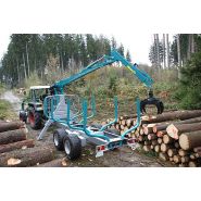 S-line remorque forestière - pfanzelt maschinenbau gmbh - charge utile en forêt 6 t, 9,2 t ou 11 t