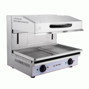 Salamandre en inox avec plafond mobile Cuistance
