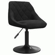 VidaXL Tabouret De Bar Noir Velours - noir 335313