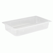 APS GN bacs polypropilène 53 x 32,5 cm, Tiefe: 100 mm Polypropylen, 13,0 Liter - transparent matière synthétique 82106
