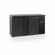Arrière-bar 2 portes pleines - noir - intérieur inox - CBC210 - 277 litres - 230V / 250W - norme C.E._0