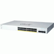 Cisco CBS220-24P-4G Géré L2 Gigabit Ethernet (10/100/1000) Connexion Ethernet, supportant l'alimenta