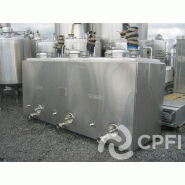 Cuve maturation Goavec - 3 compartiments x 1000 L - inox avec agitation et isolation