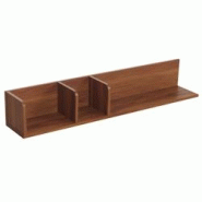 Décoshop26 - Étagère murale suspendue étagère en bois 3 compartiments en bois de manguier aspect noyer 20x120x21 cm 04_0008683 - 3000262675098 Décoshop26 - Étagère murale suspendue étagère en bois 3 compartiments en bois de manguier aspect noyer 20x120x21 cm 04_0008683 - 3000262675098