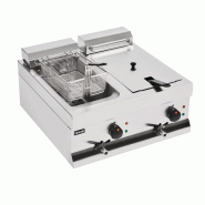 Friteuse électrique double Silverlink DF66 - 600 x 600 x 335 mm - LINCAT - 0615402115803