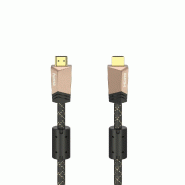 Hama 00205025 Câble HDMI 1,5 m HDMI Type A (Standard) Bronze - marron 00205025