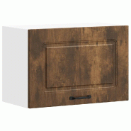 Helloshop26 - Armoire murale de cuisine design fonctionnelle 60 x 31 x 40 cm en bois d'ingénierie chêne fumé 02_0050007 - Bois massif 3000236135023