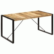 Helloshop26 - Table de salon salle à manger design 160x80x75 cm bois de manguier massif 0902157 - 3002031834941 Helloshop26 - Table de salon salle à manger design 160x80x75 cm bois de manguier massif 0902157 - 3002031834941