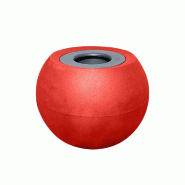 PLAST'UP ROTOMOULAGE Pots de fleurs sphérique xxl speranza 325l-lot de 2 - ROUGE - rouge 0750122558667