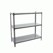 PROREGAL Étagère pour charges lourdes BABY METAL SHARK | HxLxP 90x110x40cm | Charge du compartiment 200kg | Anthracite galvanisé - gris métal PR_R PROREGAL Étagère pour charges lourdes BABY METAL SHARK | HxLxP 90x110x40cm | Charge du compartiment 200kg | Anthracite galvanisé - gris métal PR_R