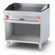 Redcook Fry-top électrique lisse, 2 zones de cuisson sur meuble ouvert, structure inox, 80x70,5x90 cm, modèle FTL-78ET - 1890
