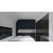 Studio insolite préfabriqué en acier - 30 m2 - ISK32 avec chambre, salle de bain et terrasse_1