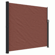 VidaXL Auvent latéral rétractable marron 180x300 cm Modèle Orion Marine - 4004344