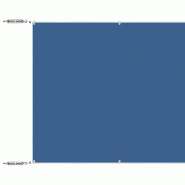 VidaXL Auvent vertical Bleu 140x600 cm Tissu oxford Modèle Jardin Couchant - 148461