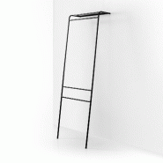 AQA Design Porte-manteau en métal TORU noir L.59,5 P.47 H.180 MP01918 - noir métal MP01918