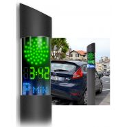 Borne arrêt minute lumineuse, avec afficheur des temps de stationnement - tagmaster Borne arrêt minute lumineuse, avec afficheur des temps de stationnement - tagmaster