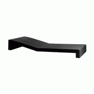 Chaise longue design JUT - noir