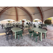 Eco-responsable : table de jardin venise - TBJRDGRAT-IG01