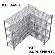 Etagère supplémentaire windshelving 45,5x91x180cm acier
