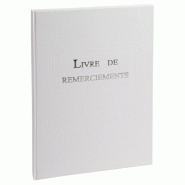 Exacompta Livre de Remerciements 21x29,7 cm, 96 pages, coloris blanc - 3370440391141