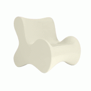 Fauteuil lounge in & out PAL - crème