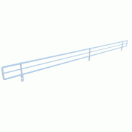 Galerie fil pour tablettes GP25 blanc 9003 100x5 cm