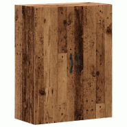 Helloshop26 - Armoire murale rangement 69,5 x 34 x 90 cm design intemporel salle à manger en bois vieux bois 02_0051156 - Bois massif 3000236763493
