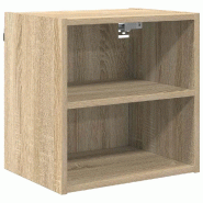Helloshop26 - Armoire suspendue moderne avec grand espace de rangement 40 x 29,5 x 40 cm en bois d'ingénierie chêne sonoma 02_0053459 - Bois massif